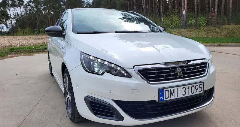 samochody osobowe Peugeot 308 cena 50000 przebieg: 154442, rok produkcji 2015 z Opole